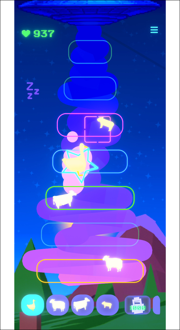 Sleepy Aliens gameplay
